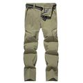 Per uomo Pantaloni da escursionismo Estate Esterno Impermeabile Delicato sulla Pelle Comodità Asciugatura Rapida Pantaloni Tasca con cerniera Grigio scuro Nero Spandex Caccia Pesca Arrampicata M L XL