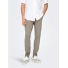 Chinohose ONLY & SONS "ONSMARK SLIM GW 0209 PANT NOOS", Herren, Gr. 34, Länge 32, grün (vintage khaki), Web, Obermaterial: 64% Viskose, 31% Polyester, 5% Elasthan, unifarben, modisch, slim fit knöchellang, Hosen