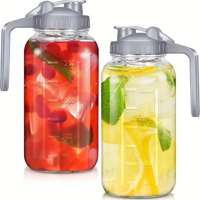 TEMU 3- Bpa-free - - 64oz , -, Dishwasher Safe, For Brew, , , Iced Tea - Universal Use