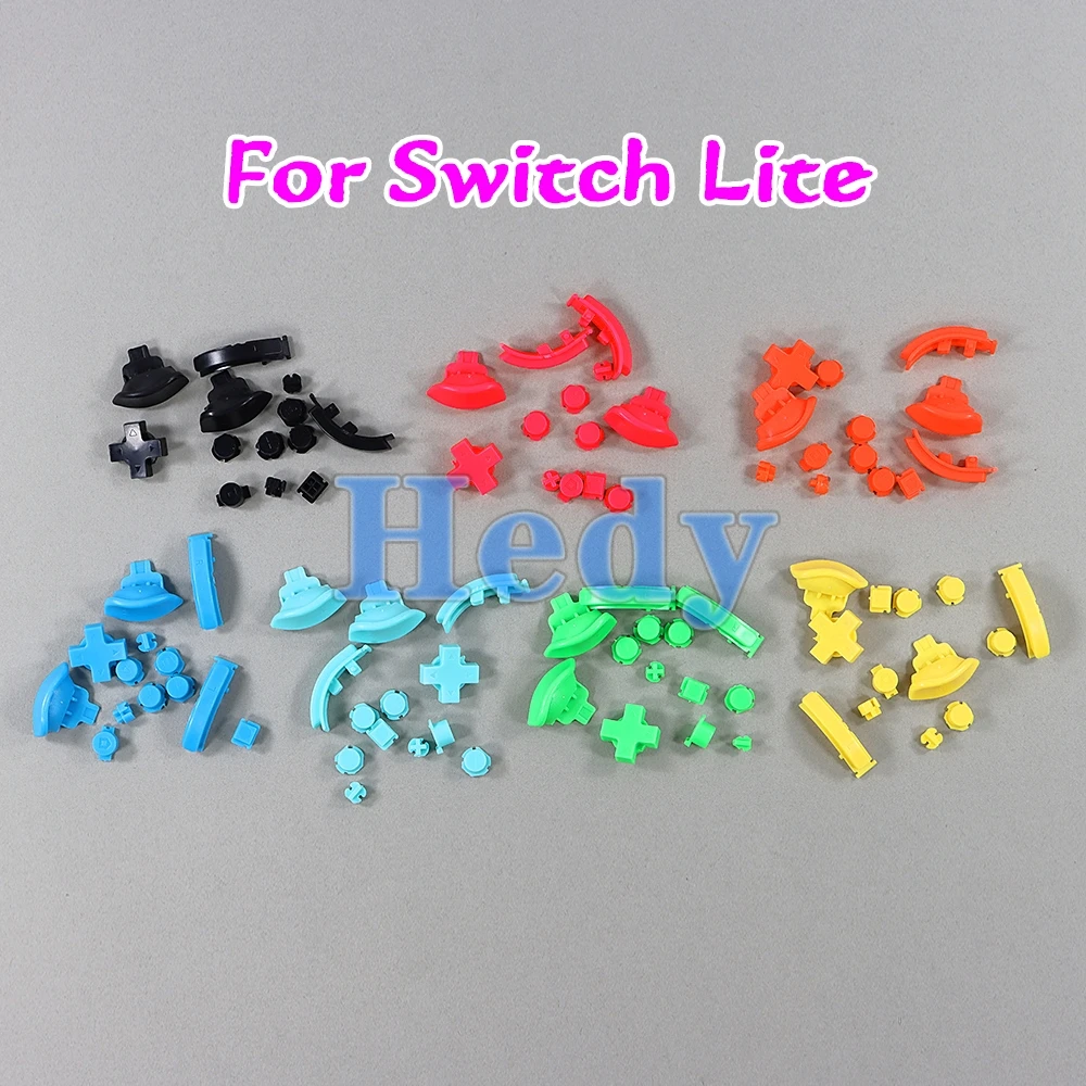 Ensemble complet de boutons pour console de jeu Nintendo Switch Lite NS, bouton d'accueil, touches croisées, ZL, ZR, L, R, plus, prédire, nouveau, 1 jeu