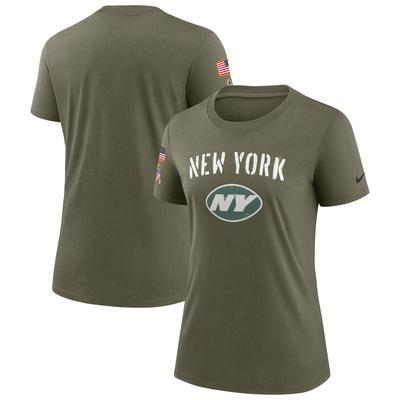 Nike New York Jets Salute To Service Legend T-Shirt für Damen in Olivgrün Image