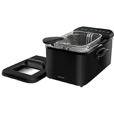 Cecotec - Fritteuse mit Öl CleanFry Luxury 4000 Black