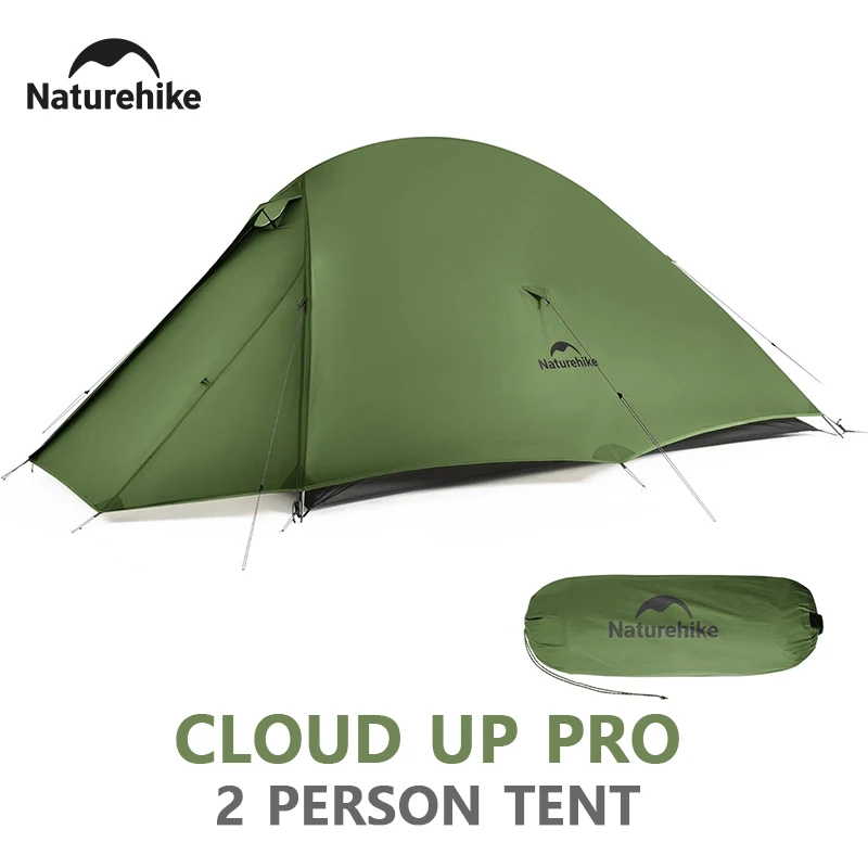 Naturehike Camping Zelt Cloud Up Pro 1-3 Personen 20D Zelt Ultraleicht Outdoor Reise Zelt Rucksackreisen Wandern Tragbare Wasserdicht Image