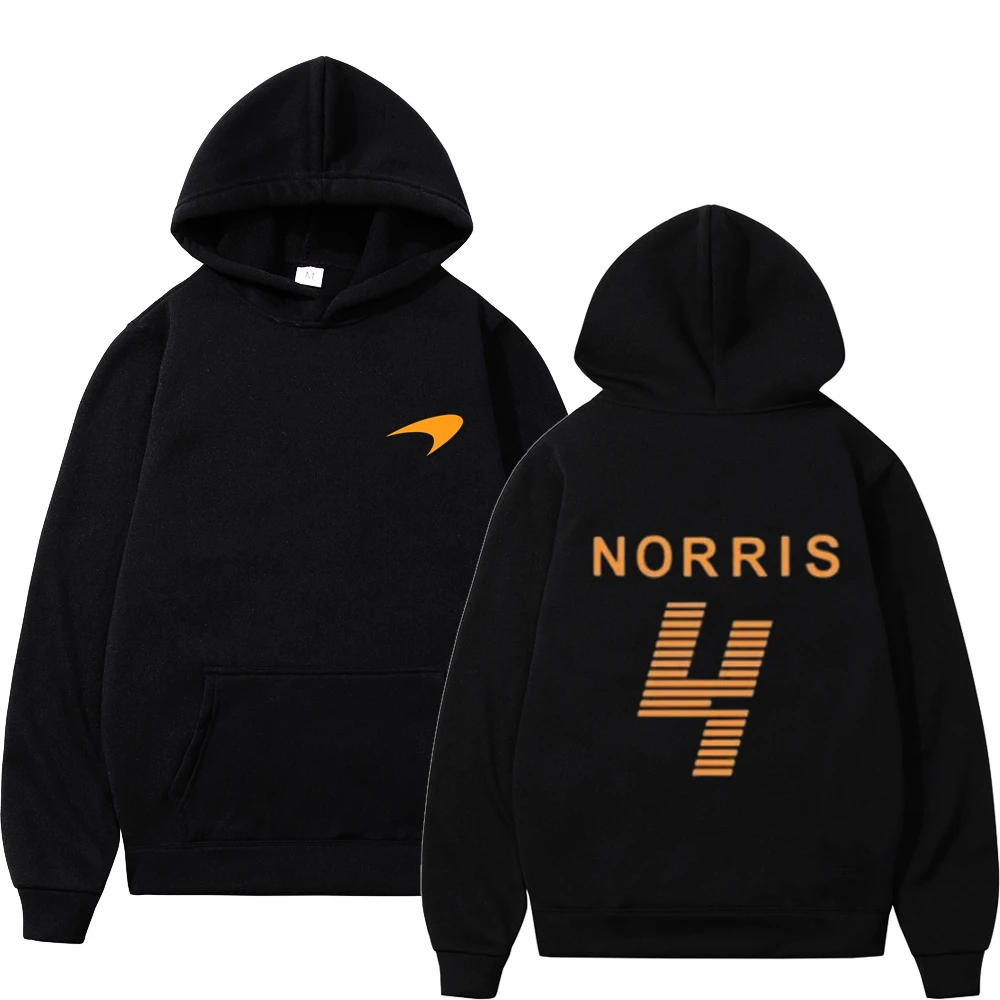 Norris 4-Muster-Druck, lässiges Straßen-Sweatshirt für Herren und Damen, Baumwolle, hochwertige Mode, lockere Kapuzenpullover-Kleidung Image