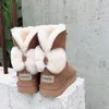 Neue Winter Frauen Schnee Stiefel Warme Weibliche Gleitschutz Weiche Leder Schuhe Non-Slip Thermische Plüsch Stiefeletten Größe 35-40 Botas Mujer