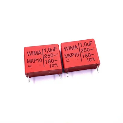 2PCS/20PCS Deutschland WIMA 105 250V 1,0 UF 250V 1UF 105K 10% MKP10 Pitch 22,5mm Audio DIY Film Kondensator Image