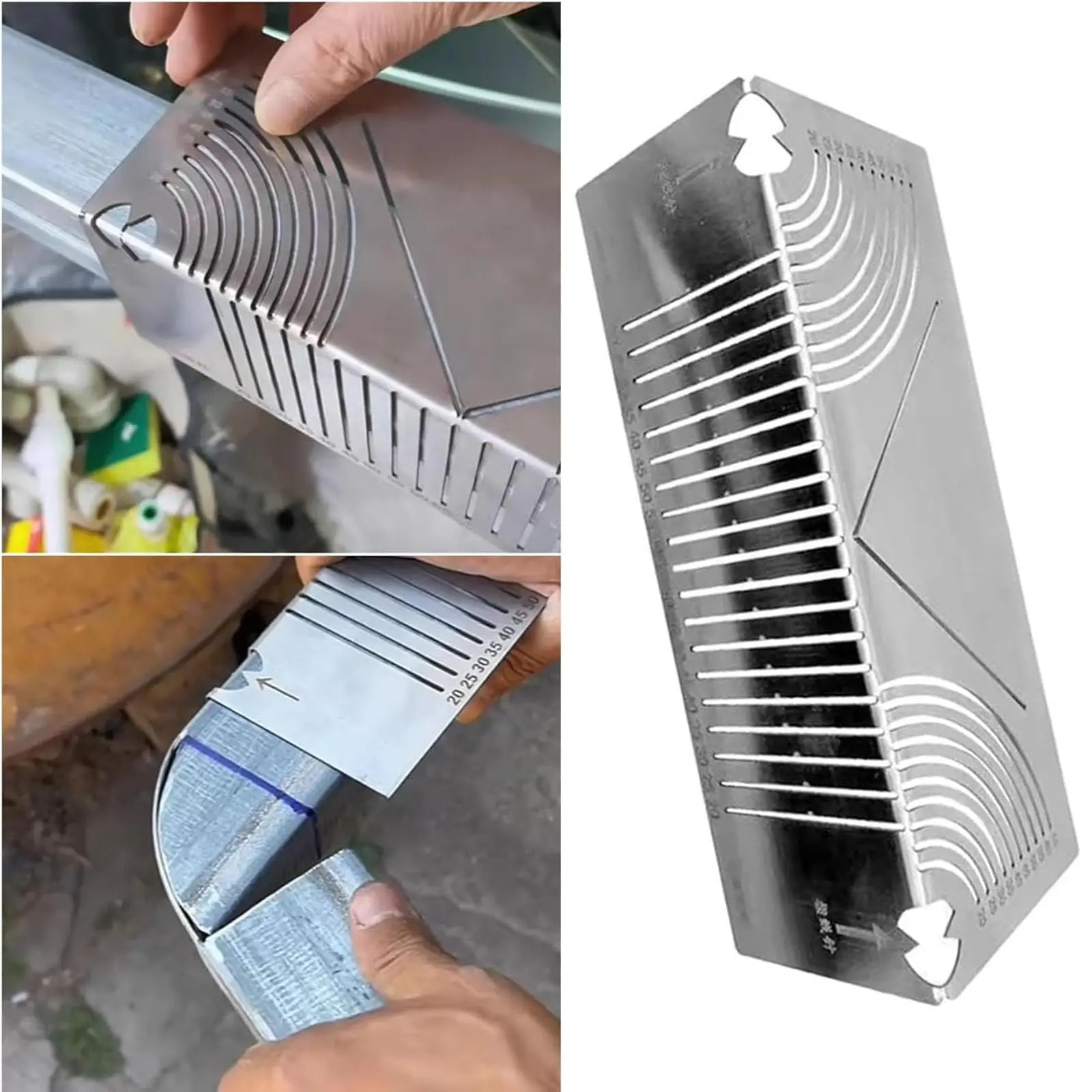 Präzises flexibles Winkel-Bogenmarkierungswerkzeug, effizientes Metallrohr, Sattelschneideführung, Pipefitter, Messwerkzeuge, Schweißzubehör Image