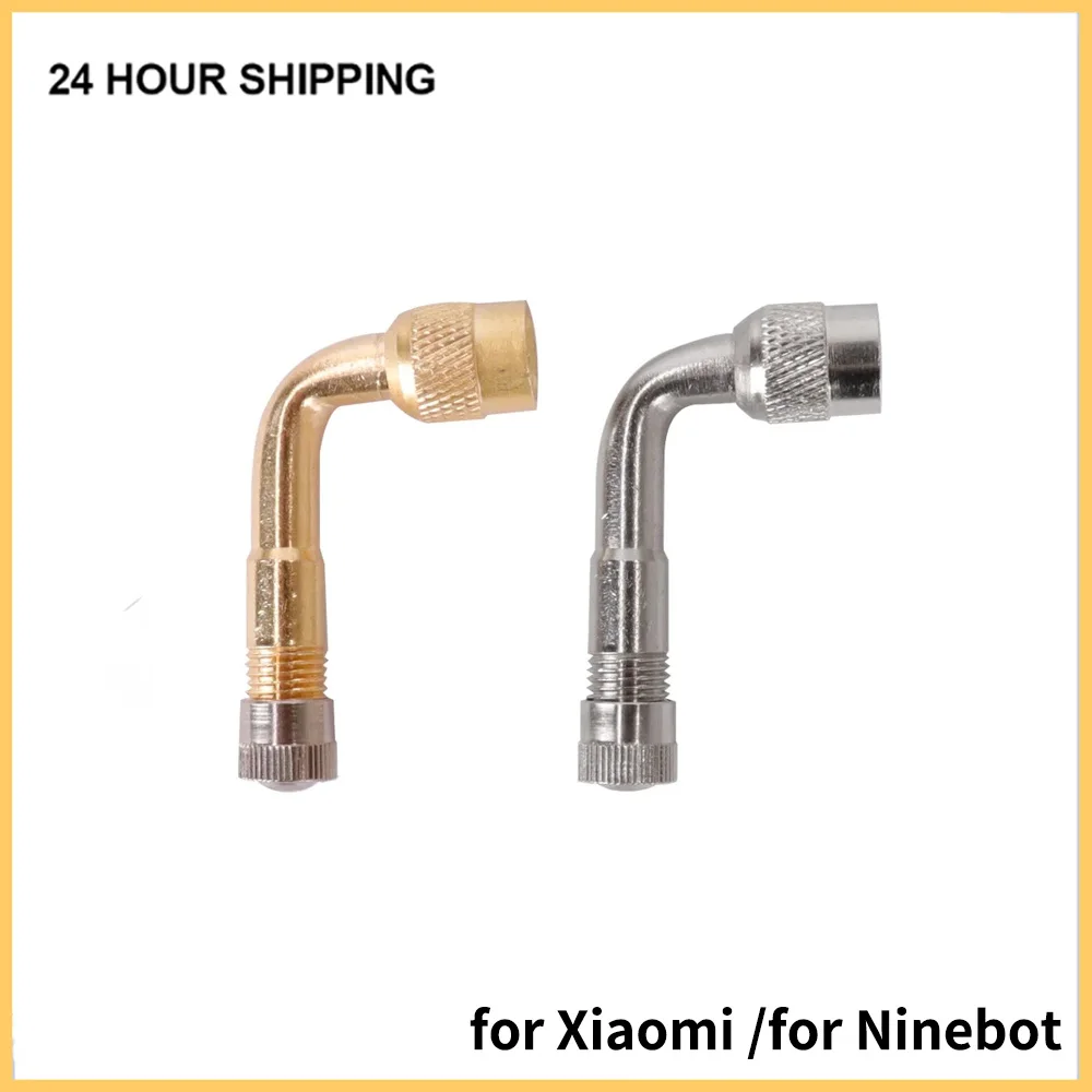 45 ° /90 ° /135 ° Luftreifenventile für Xiaomi M365 Pro Pro2 Mi3 Ninebot F20 F30 Elektroroller Adapter Ventilverlängerung Vorbau Messing Image