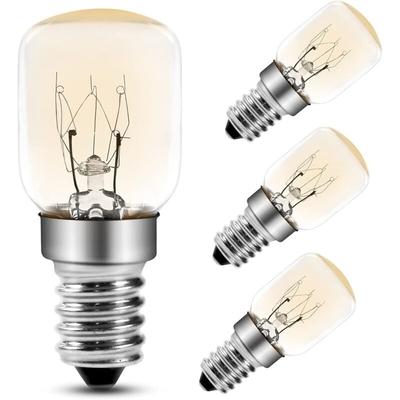 Aougo - Backofen-Glühbirne, 25 w, E14 T25-Glühlampe, 2200 k warmweiß, 300 Grad, Pygmy-Glühbirnen Image