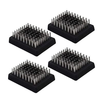 4-teiliger Grillbürstenkopf, Grillbürsten-Ersatzkopf, Drahtborsten-Grill-Reinigungsbürstenkopf, Image