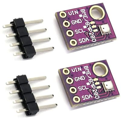 Keyoung - 2 Stück BME280 5 v Barometrischer Sensor für Temperatur, Luftfeuchtigkeit und Image