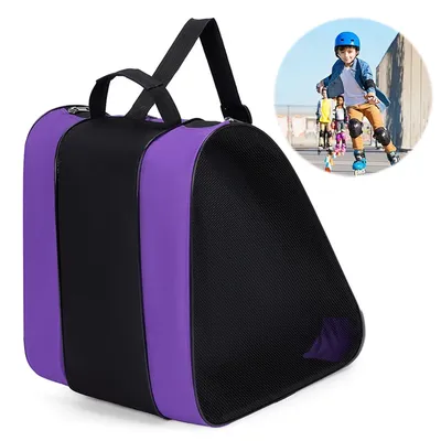 Roller Skate Bag Ski Snow Boots Bag Adjustable Strap Ice-Skating Shoulder Bag Skiing Roller Skate