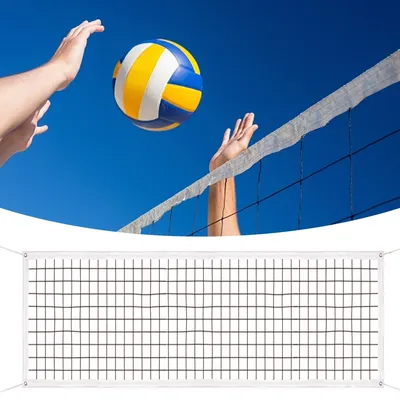 Volleyball Net Tear-Resistant Frame Portable Volleyball Net Sports Outdoor Volleyball Net for