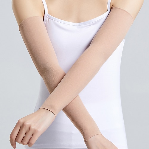 Ellenbogenwärmer, ultradünner Handgelenkschutz für Männer und Frauen, Ellenbogenverlängerungsarmmanschette für Wärme- und Kälteschutz Image