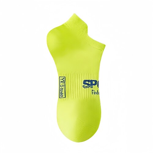 Herren 6 Stück Mehrfachpackungen Socken Ankle Socken Laufsport Socken Freizeitsocken Schwarz Weiß Farbe Buchstabe Urlaub Sport Natur Täglich Grundlegend Mittel Frühling Herbst Modisch Brautkleider Image