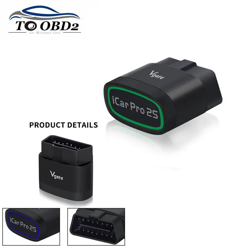 Vgate iCar Pro 2S OBD2 OBD2-Diagnosetool ELM327 Bluetooth 5.3 Autoscanner unterstützt Android/IOS/PC V2.3 Autoscanner Image