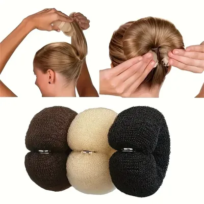 1pcs Hair Bun Maker Donut Magic Foam Sponge Styling Braiders Tools Headband Women Styling Tools