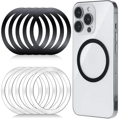 5PCS Magnetische Platte Ring für Magsafe für iPhone XR Universal Metall Aufkleber Drahtlose Ladegerät Blatt Auto Magnetische Halter stehen Plat