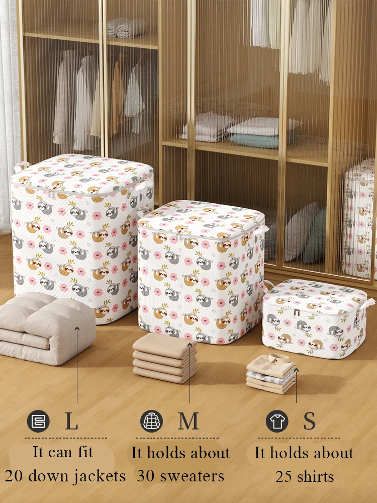 Große Kapazität Kleidung Aufbewahrung tasche, faltbare staub dichte Tasche, Haushalt einfache Kleidung & Quilt Aufbewahrung tasche Schlafzimmer Schrank Veranstalter