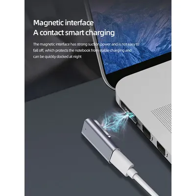 5A PD Typ-C Buchse auf magnetischen Adapteranschluss PD-Ladeadapter für MacBook Air/Pro mit Image