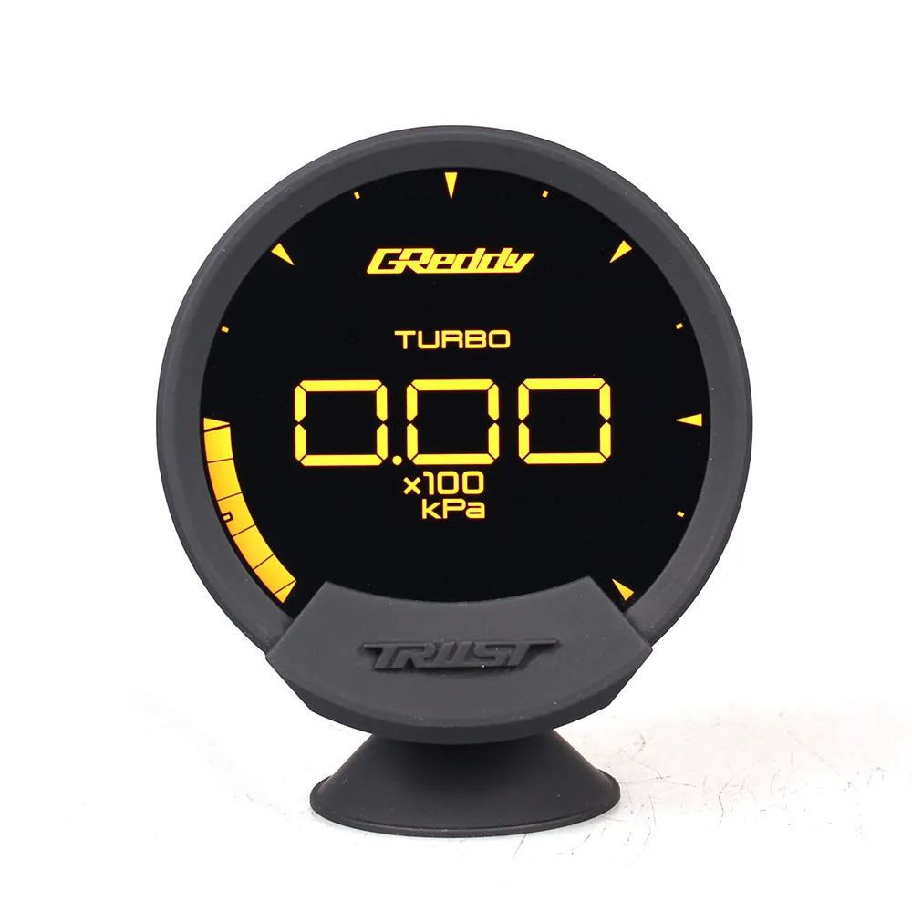 Greddi Sirius 10-Farben-LCD-Head-Up-Display, steigert Wasser und Öltemperatur, Ölpresse, Drehzahl, Kraftstoffdruck, Turbo, kein Controller erforderlich Image