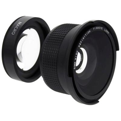 58 mm 0,35 x Weitwinkel-Fisheye-Objektiv für Nahaufnahmen, Super-Weitwinkel-Fisheye-Objektiv für Image