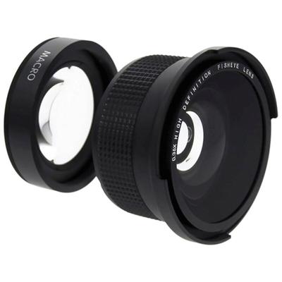 58 mm 0,35 x Weitwinkel-Fisheye-Objektiv für Nahaufnahmen, Super-Weitwinkel-Fisheye-Objektiv für