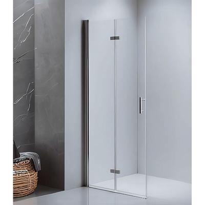 Walk-In Duschabtrennung Faltbar/drehbar dusche Duschwand Duschkabine 120 cm - Lemmo Image