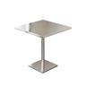 Gastronomiemöbel Bar Cafe Edelstahl Gastronomietisch Kleiner Rundtisch Esstisch Bistrotisch 70x70x75cm