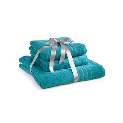 Handtuch WÄSCHEPUR Gr. 2, blau (ozean), B:70cm L:140cm, 100% Baumwolle, Handtücher (Packung) Image
