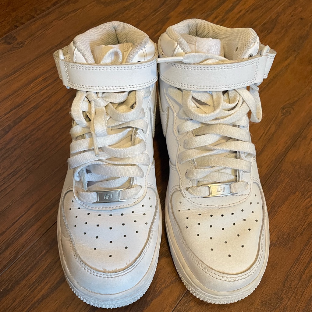 Nike Shoes | Kids Nike Air Force 1 Mid | Color: White | Size: 4bb