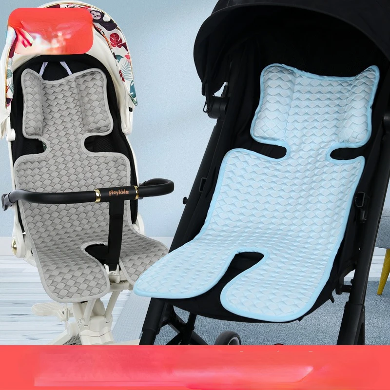 Kinderwagen Sitz Kühl kissen Autos itz Kühler Pad Kinderwagen Universal Eis-Seide Liner Kinderwagen Zubehör Image