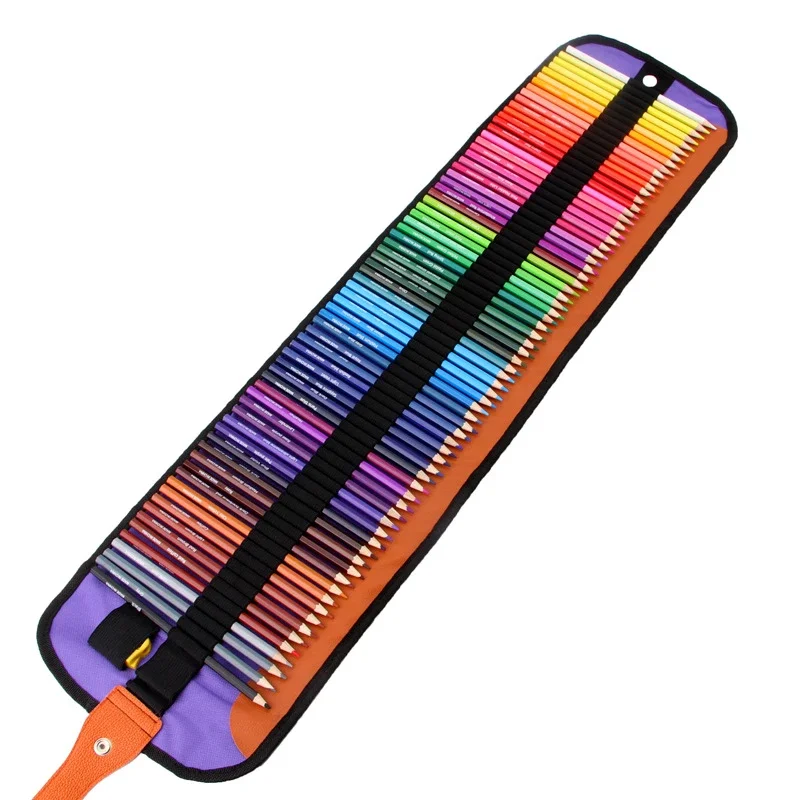 72-Farben-Holzstift, bleifreier, ungiftiger öliger Bleistift, Schulstift, Malerei, Skizzieren Image