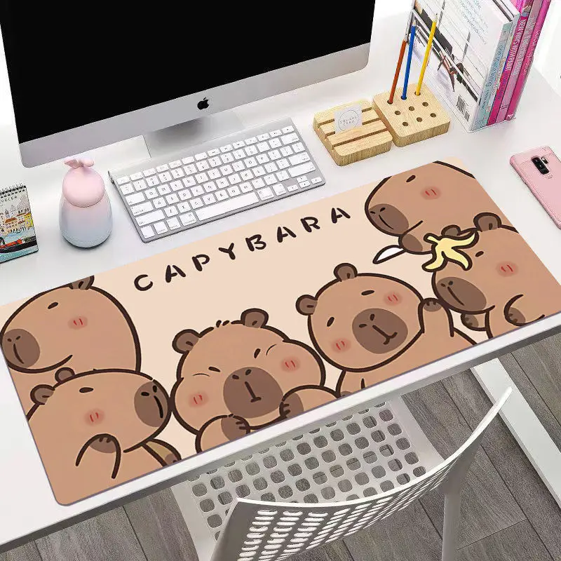 Mode Niedlichen Pelzigen Maus Pad Kawaii Katzen Maus Matte Gamer Schreibtisch Teppich Anime Mousepad Gaming Zubehör Spielen Matten Image