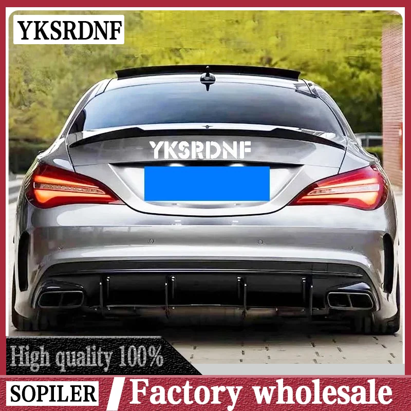 CLA Classe In Fibra di Carbonio Spoiler Posteriore Tronco Ali Per Mercedes Benz CLA45 W117 C117 CLA 200 250 260 Berlina 2013-2018