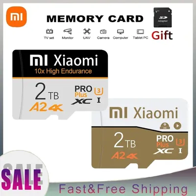 XIAOMI Original Memory Card 2TB Pro Plus High Speed Flash Micro TF Cards A2 U3 4K Expanded Data