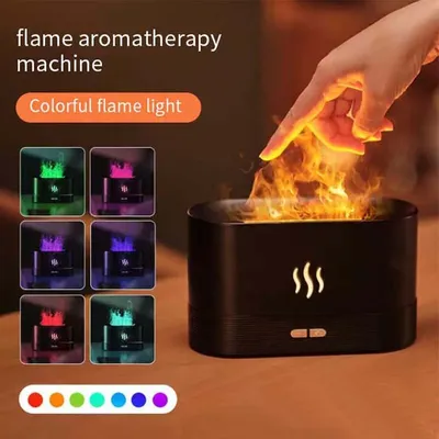 Kreatives Design Flamme Ultraschall ätherisches Öl Diffusor 180ml USB Cool Mist Luftbe feuchter mit für Home Office Auto Luftbe feuchter
