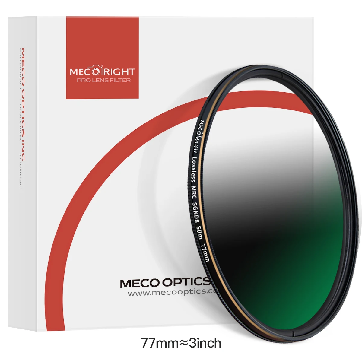 Meco right mrc gnd filter soft rgnd8/16 abgestuftes dimmen für canon sony nikon fuji sigma kameras 43 49 52 58 62 67 77 82 86 95mm