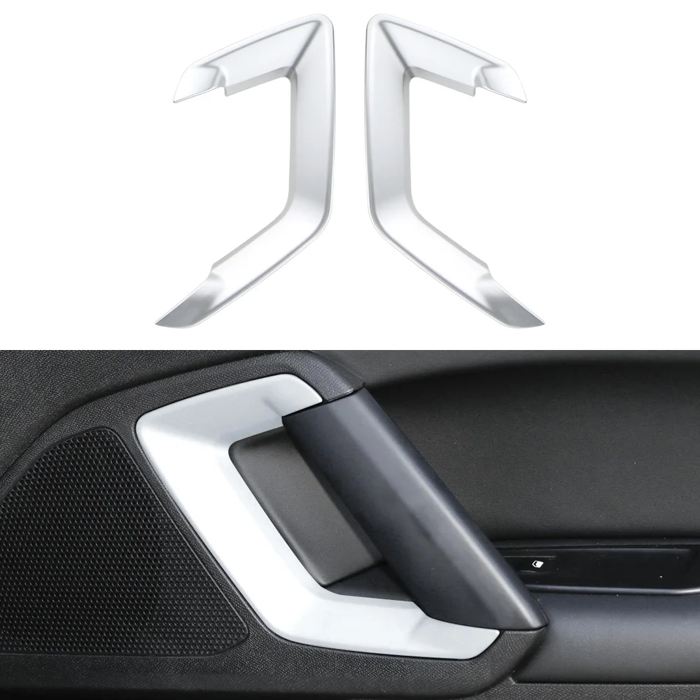 Auto-Fronttürgriffabdeckung für Peugeot 308 308s 408 4008 2016–2019, Innentür-Dekorationsaufkleber, 2-teiliges Verkleidungszubehör Image