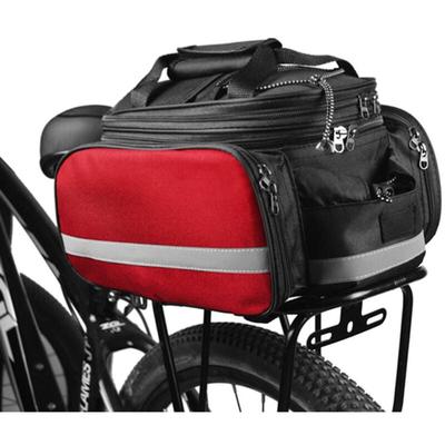Fahrrad-Rücksitztasche, erweiterbare MTB-Fahrradgepäckträgertasche, Image
