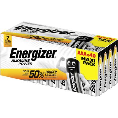 Energizer Power Micro (AAA)-Batterie Alkali-Mangan 1.5 V 40 St.