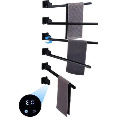 Oihpaw - Elektrisch Handtuchheizkörper 93W Intelligentes wifi 45-60°C 180°Drehung mit Timer Image