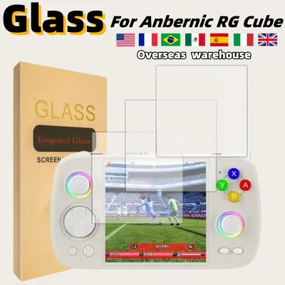 For Anbernic RG Cube Tempered Glass Screen Protector Films 9H HD RGCube Retro Console Screen