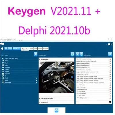 Good Selling 2021.10b Delphis with keygen Software DS 150 Autocoms 2021.11 Codings OBD2 Diagnostic