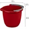 10 Qt Spout Pail with Handle, Bucket for Household Cleaning, Washing The Car, and Mopping, Spout to