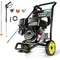 4000PSI Gas Pressure Washer, 2.6GPM Commercial Power Washer Gas Powered, 208cc 7.0 HP Engine,