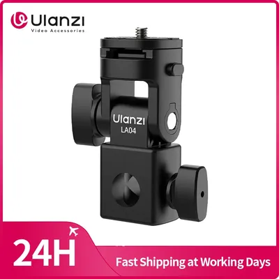 U​lanzi LA04 Light Stand Adapter Angle-Adjustable Adapter for Standard Light Stand for Camera Fill