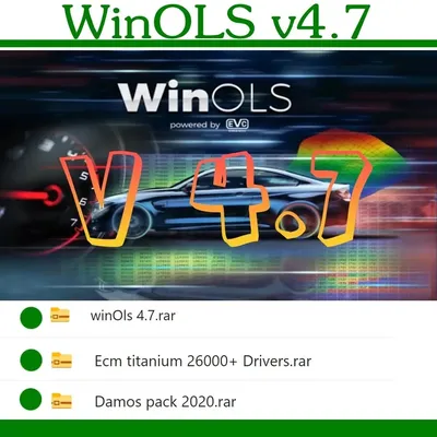 Winols 4.7 Working on Windows10 7 No Need Vmware Multi-language +2021 Damos +ECM TITANIUM+ IMMO