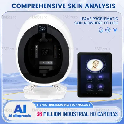 Health Detector 3d Intelligence Deep Facial Analysis Digital Skin Analyzer Portable Skin Testing