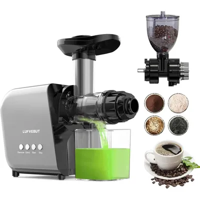 Pressed Juicer Machine For Fruit and Vegetable, Coffee Grinder Machine, Slow Masticating Juicer